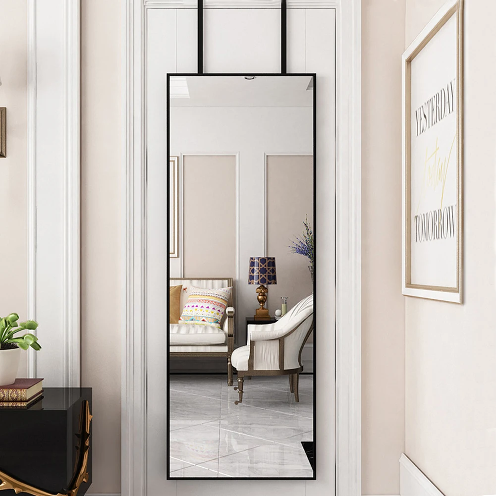 【Breeins】Metal Frame Over the Door Full Length Mirror Multi Color Size Bedroom Livingroom Bathroom Home Decoration