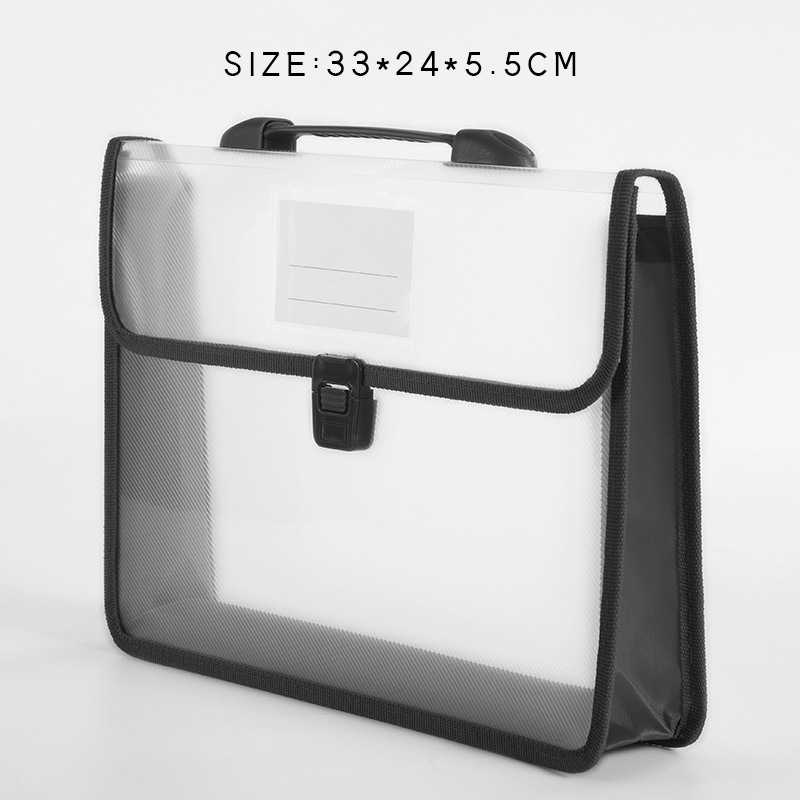 แบบพกพา A4 แฟ้มกระเป๋ากระเป๋าเอกสารกระเป๋าถือกันน้ําแฟ้ม Organizer โฟลเดอร์กระดาษเอกสารเก็บกระเป๋าขนาดใหญ่ Office Organizer