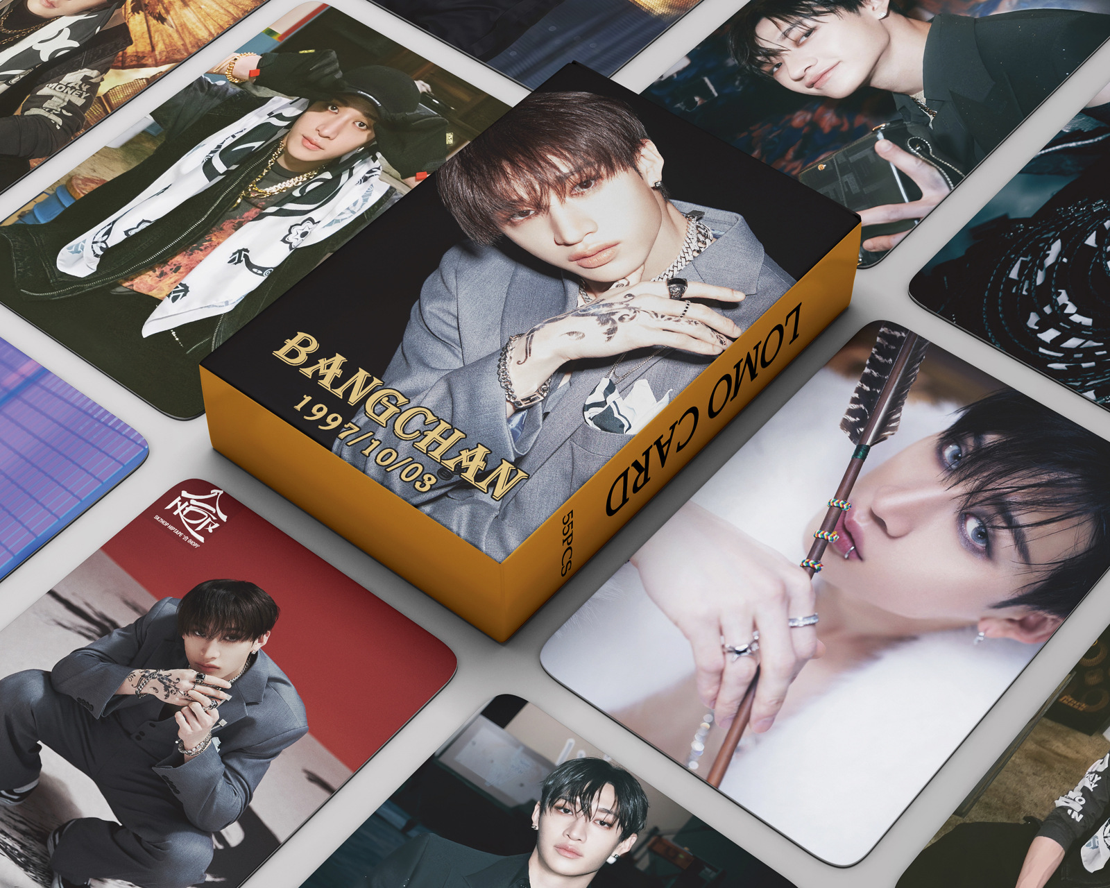 55 Teile/satz Kpop Neue Album HOP Lomo Karte Bang Chan Foto Druck Bilder Photocard Für Fans Sammlung Postkarten Geschenke