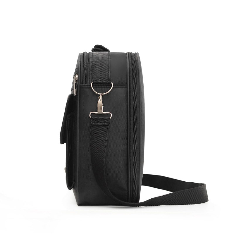 Pasta de grande capacidade para viagem, bolsa diagonal para armazenamento de laptop, viagens de negócios, pano oxford, organização de documentos, acessórios