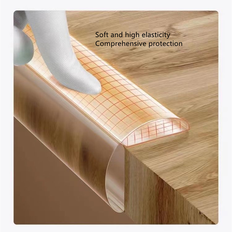 赤ちゃんの家具の保護ストリップ,透明なPVC素材,柔らかいシリコーンコーナーの保護,防滴,安全保護ストリップ
