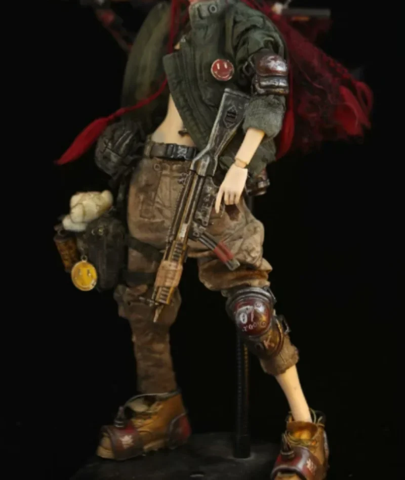 Modelo MP5SD5 de soldado em escala 1/6 para estilo de solo residual de 12''