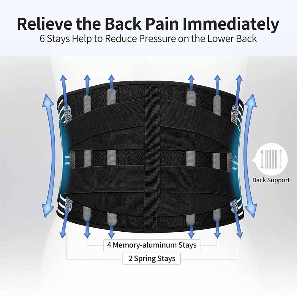 Double Pull Back Lumbar Support Belt Waist Orthopedic Corset Men Women Spine Decompression Waist Trainer Brace Back Pain Relief