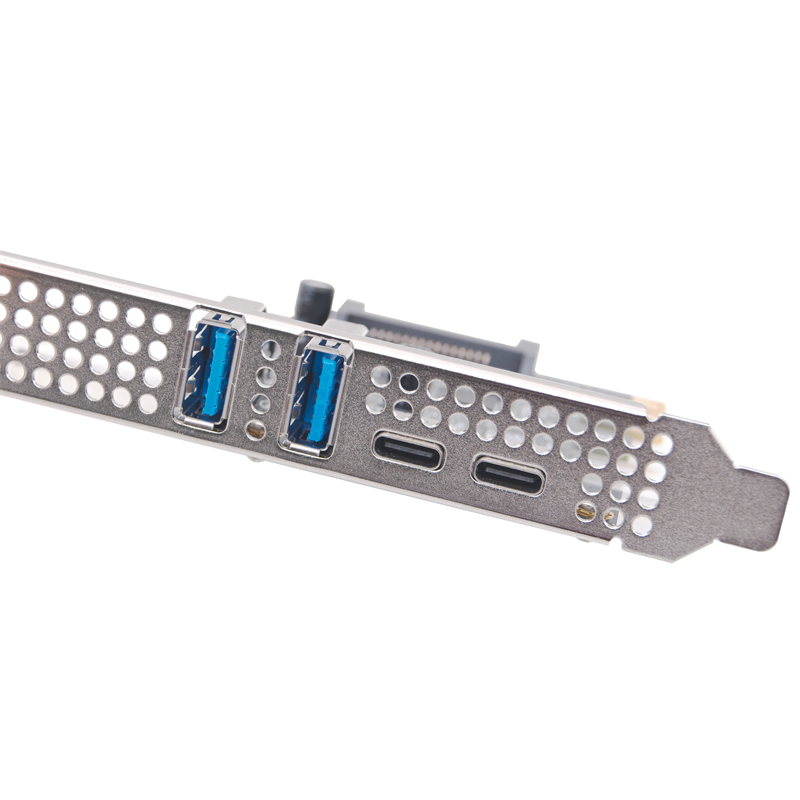 Тип C USB 3.2 Gen1 5 Гбит/с PCIE-карта-концентратор USB 3.0 PCI Express 2 * порт USB A + 2 * порт Type-C/адаптер карты расширения USB3.2 PCI-E