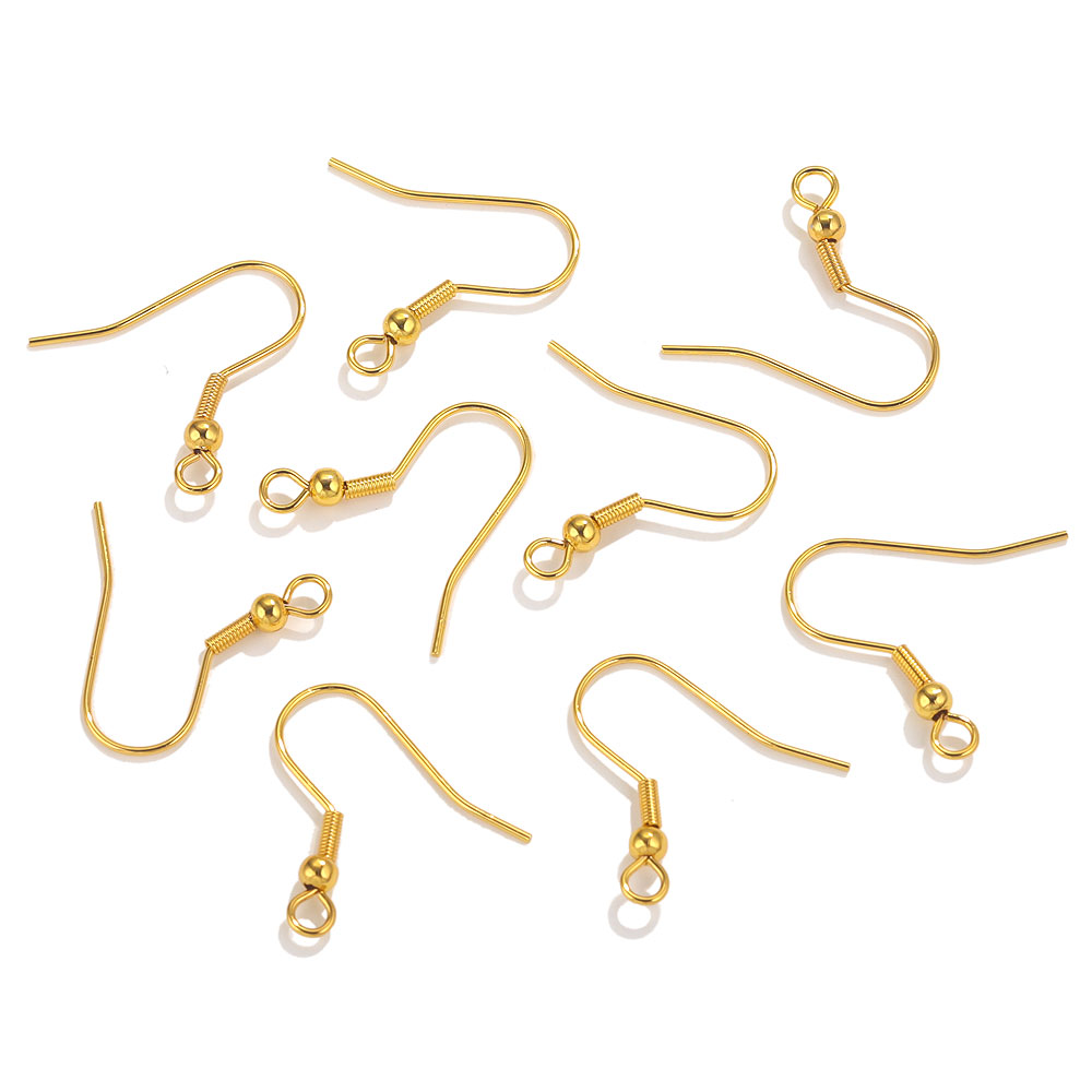 ステンレス鋼のイヤリング,フック,クラスプ,イヤーワイヤー,DIY,ジュエリー素材,パーツ,アクセサリー,ピース/ロット