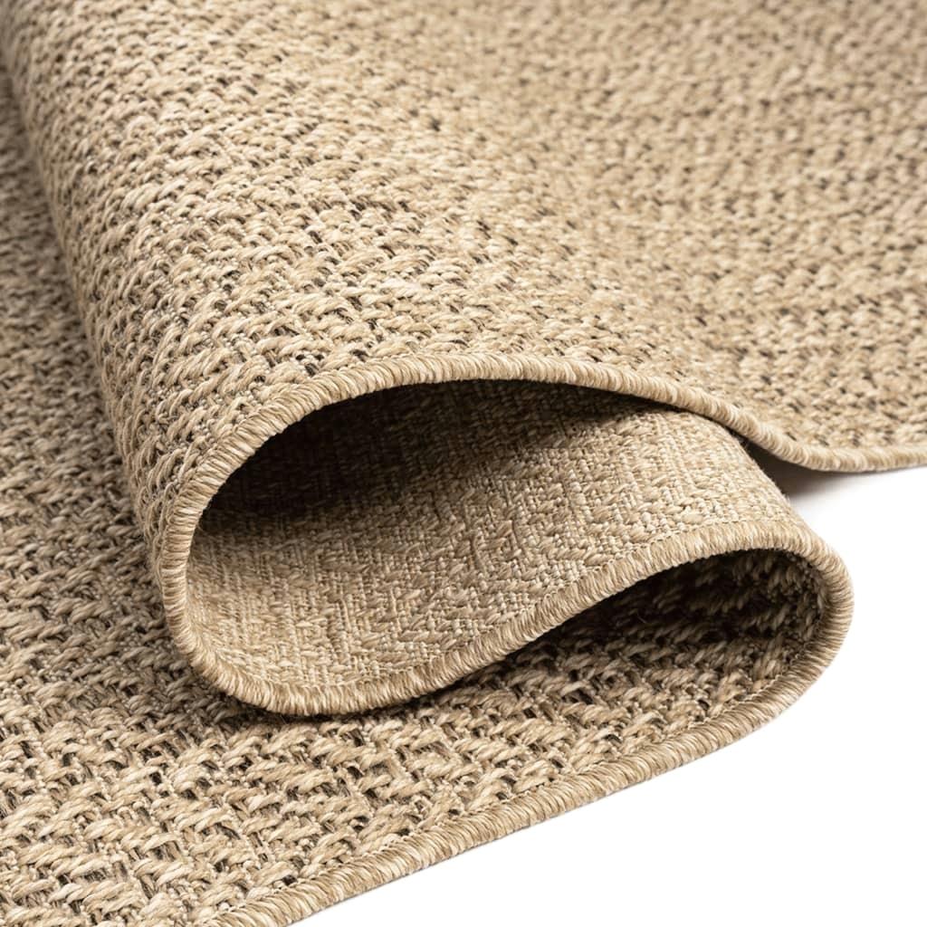 ZIZUR 100x200 cm Jute Look Rug for Indoor & Outdoor Use - Durable and Stylish Décor