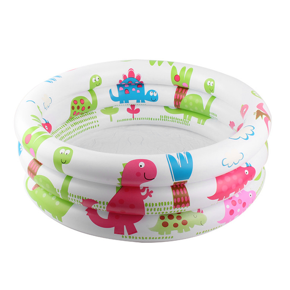 Piscina inflable para bebé, plegable, portátil, para exteriores, juego de pelota oceánica, valla, sala de juegos, bañera inflable de dinosaurio de dibujos animados