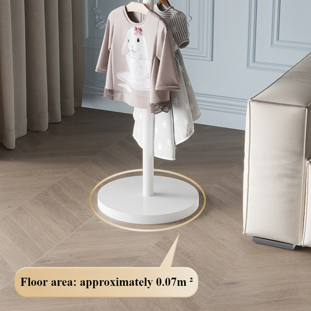 BookBag Storage Rack Single Rod Desk Side Hanging Shelf Floor Standing Children's Clothing Rack Living Room Coat Rack Organizer