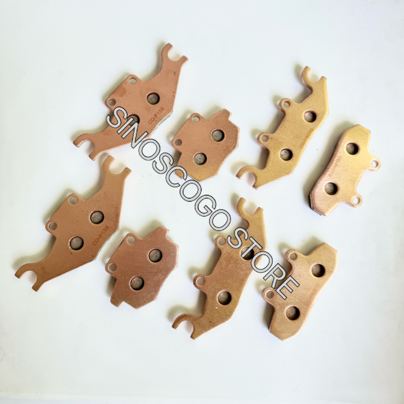 ODES ATV Pastilhas de freio dianteiro traseiro sinterizado 8 peças para Odes 650 800 900 1000 Pathcross Troxus Dune UTV Quad 15106010060 15106010080