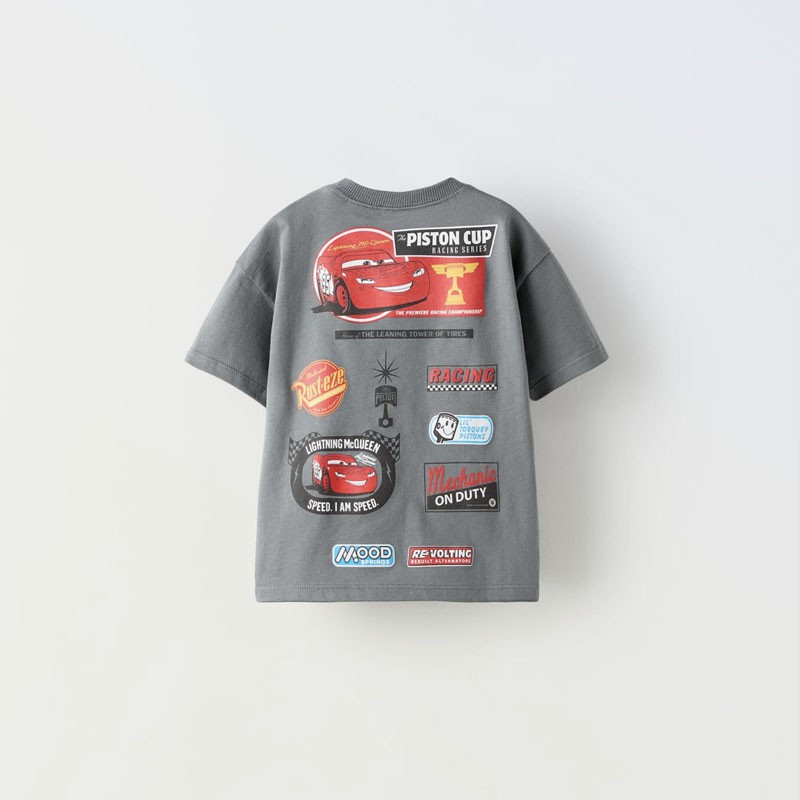 Disney Clothes Nuovi bambini Moda Casual Tshirt Bianca Girocollo Top Costume estivo Maglietta con stampa carina per ragazzi e ragazze