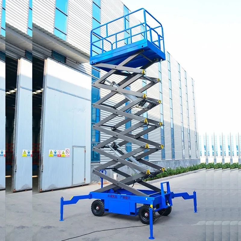 Plataformas de andamio para el hogar, andamio eléctrico de fábrica, 6m, en venta, mesas elevadoras de escaleras de elevación eléctrica