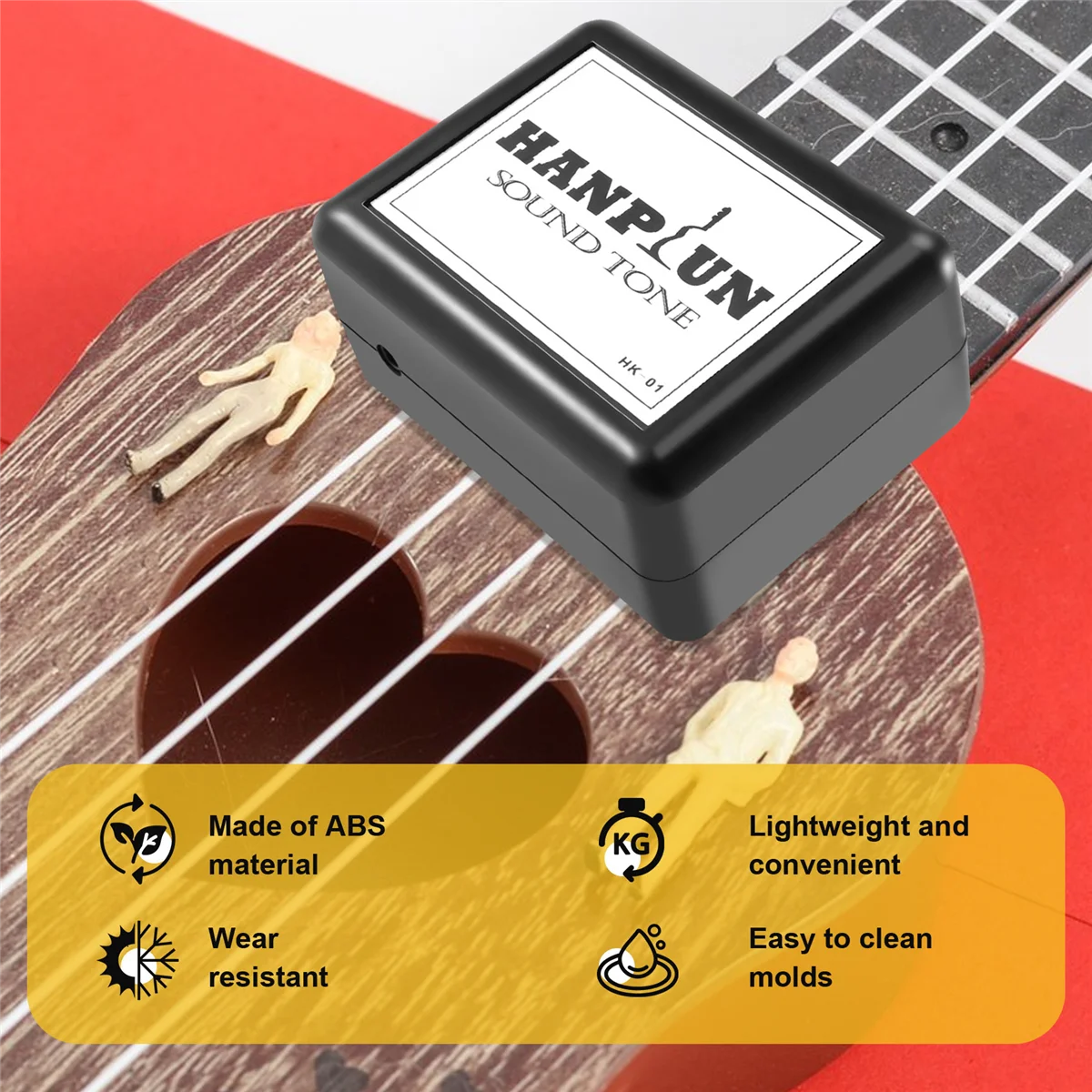 Guitar Tone Completer Sound Opener Simulates the Vibration of Actual Playing Guitar Reache Full Sound Potential HK-01