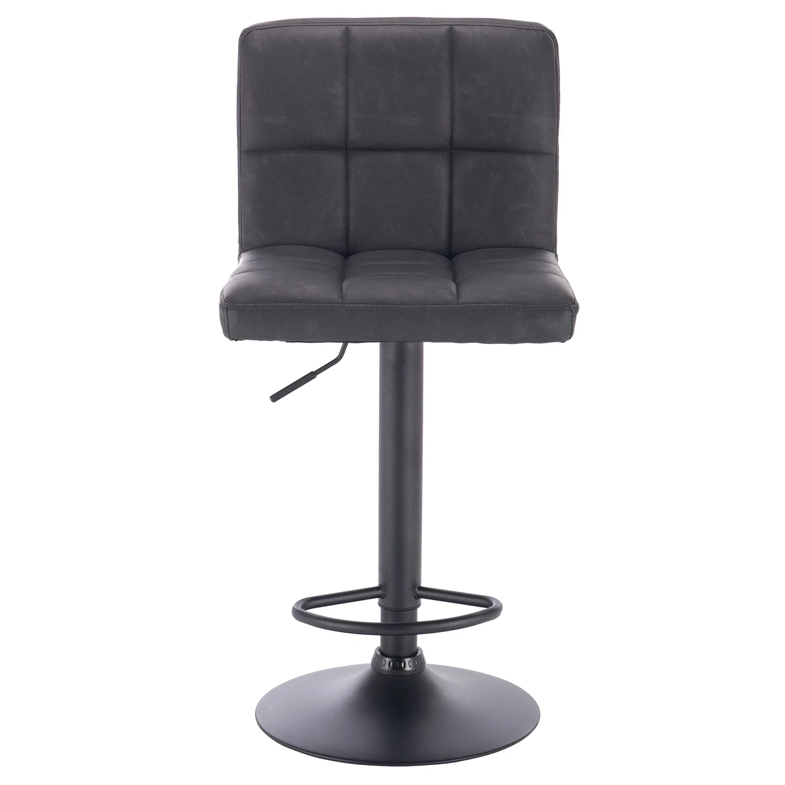 WOLTU 1PC Bar Stool with Backrest Height-adjustable Rotatable Bar Chair for Cafe kitchen Restaurant Home Counter Lift High Stool