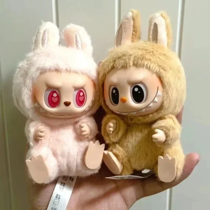 マカロン 2nd モンスター Labubu 座りパーティービニールぬいぐるみブラインドボックス装飾サプライズボックス人形コレクション装飾ギフト