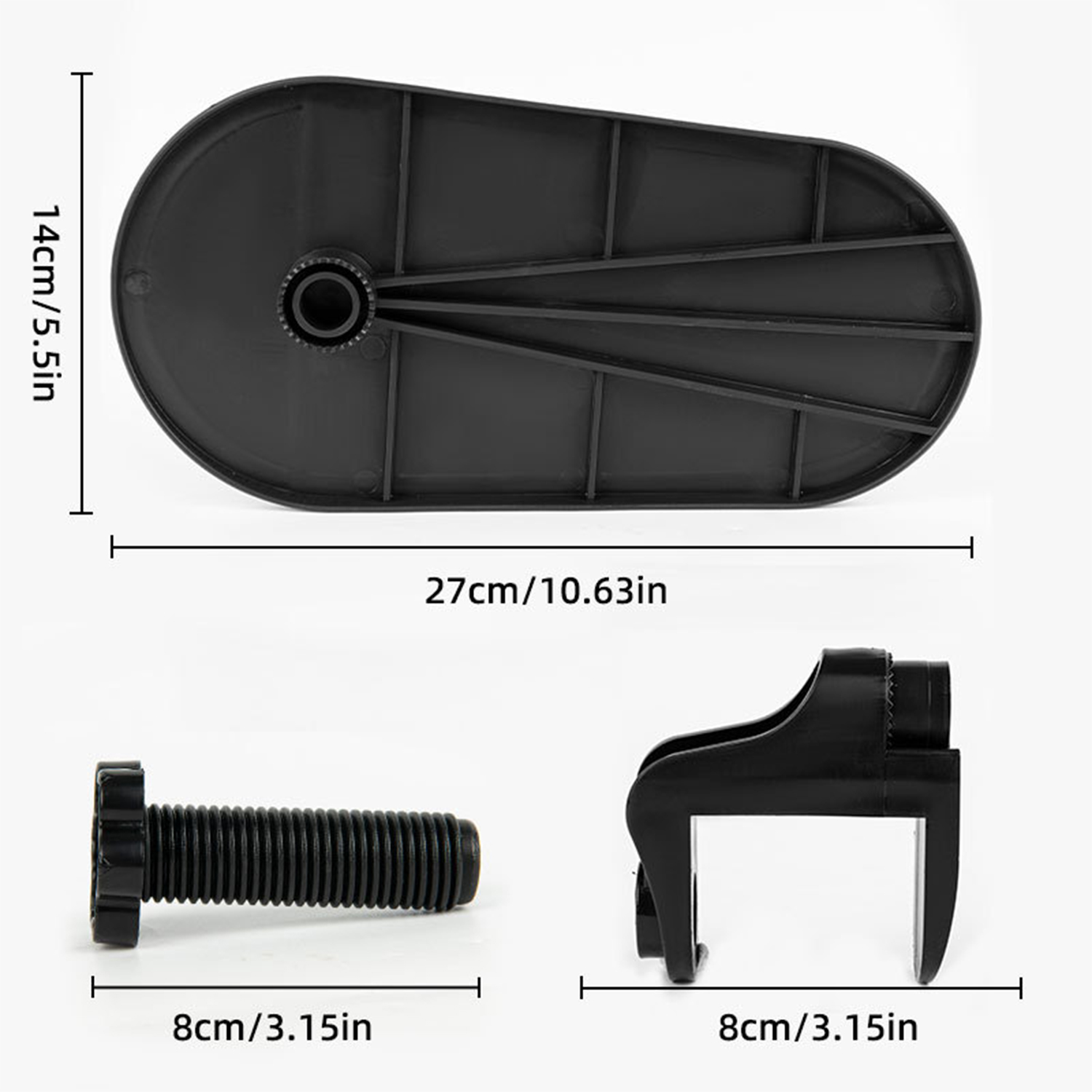 Computer Arm Rest Plastic Desk Elbow Support Pad Ergonomic Arm Rest Wrist Support Pad for Keyboard and Mouse Arm Rest Pad