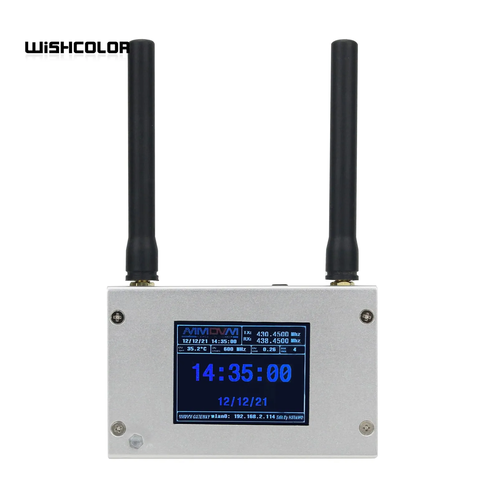 Duplex MMDVM Hotspot w/Aluminium Legierung Shell Farbe Display-Bildschirm Für C4FM/DMR/DSTAR P25 Mit raspberry Pie 1B +