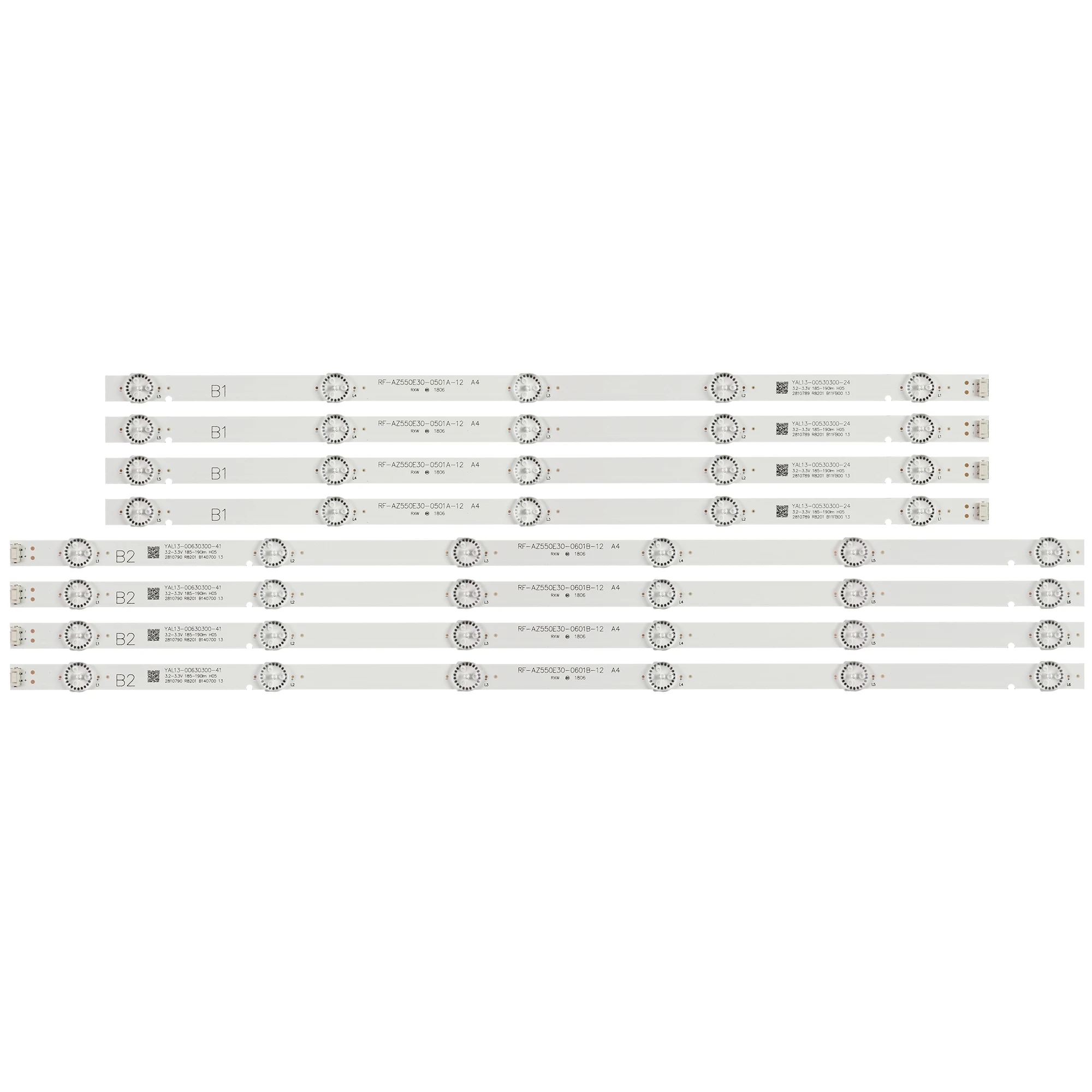 Pasek podświetlenia LED do telewizora 55" 55UJ6200 55UJ6200-UA RF-AZ550E30-0501A-12 RF-AZ550E30-0601B-12 SDL550WY LD0-910 55E388G