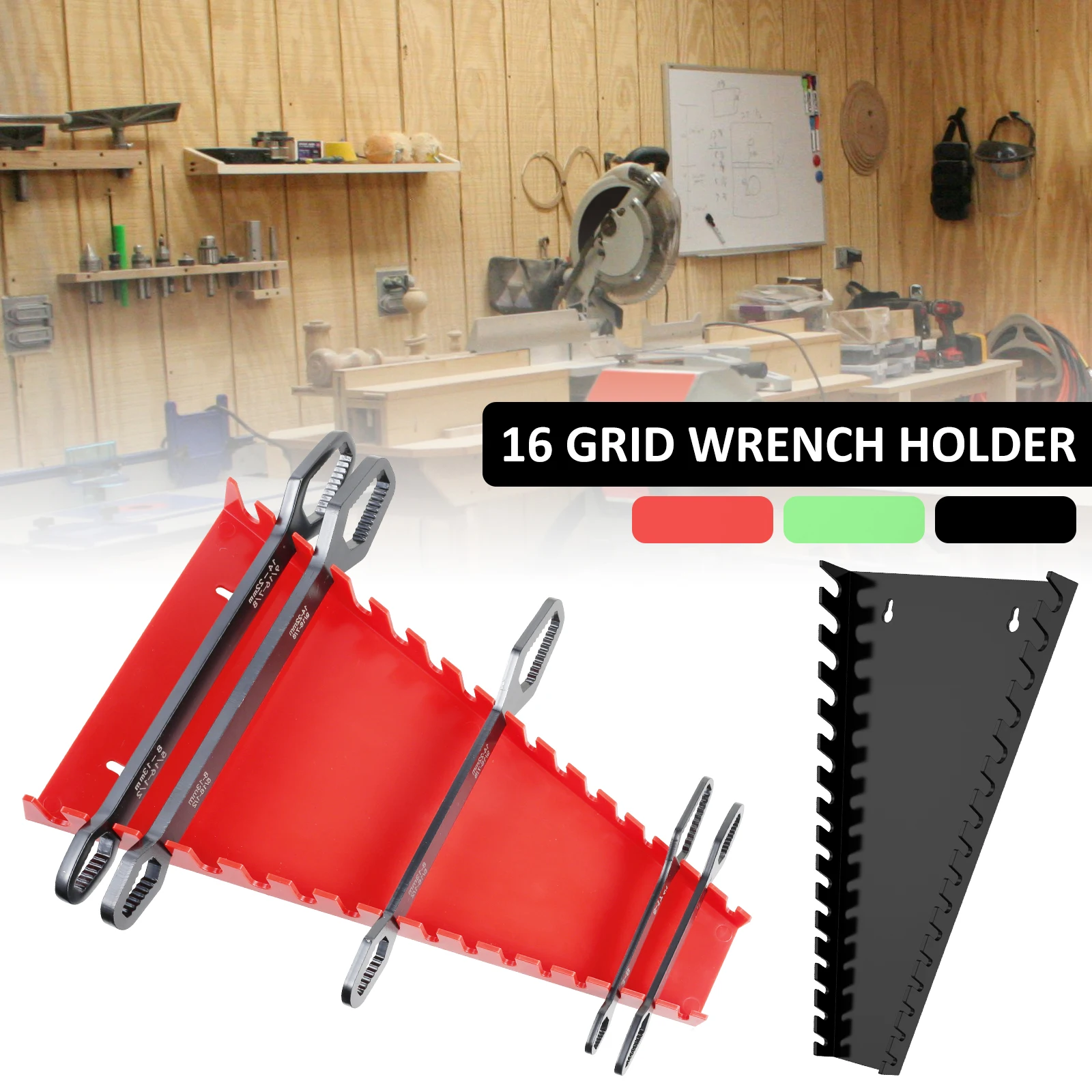 2 pçs chave organizador rack de armazenamento chave de plástico ferramentas suportes chave titular chaves keeper para 5mm a 27mm chave