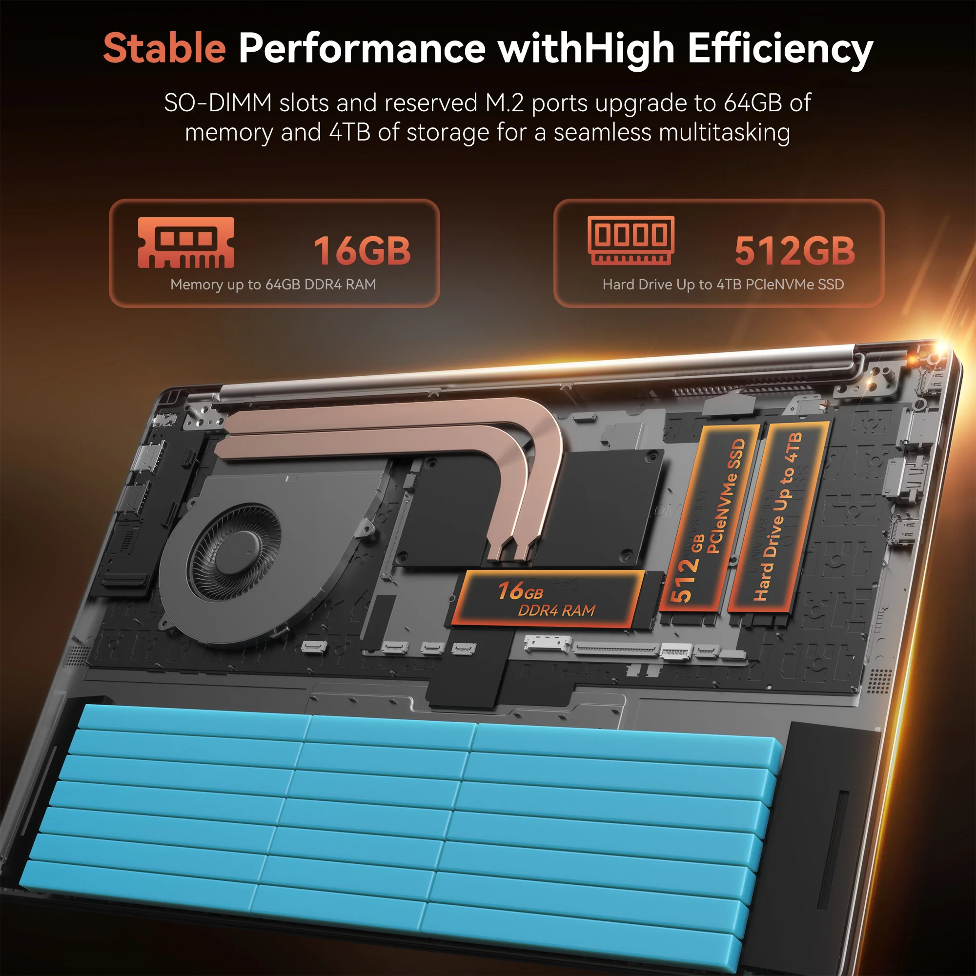 Computer portatile da gioco ACEMAGIC AMD Ryzen 7 5700U Radeon RX Vega 8 Graphics Display FHD da 15,6" 16 GB di RAM 512 GB SSD NVMe