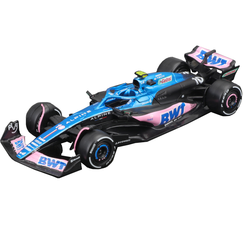 Bburago-ダイキャストカーモデル,redbull,rb19,fFavia leclerc,alpine,10 #,pet llas,w14,2023, 44,hambilton f1,1:43