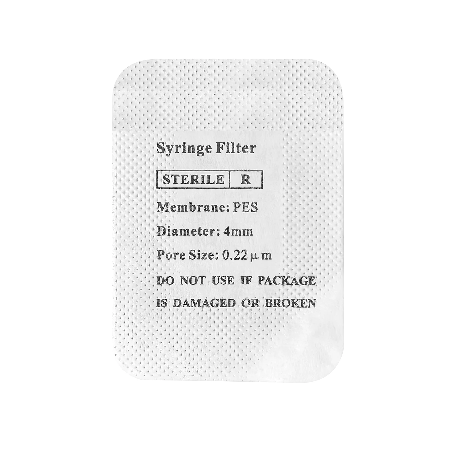 Sterile hydrophilic Syringe Filters,PES Membrane 0.22μm Pore Size,4mm Diameter,10pcs/25pcs/100 Pcs Individually Packed by Ks-Tek