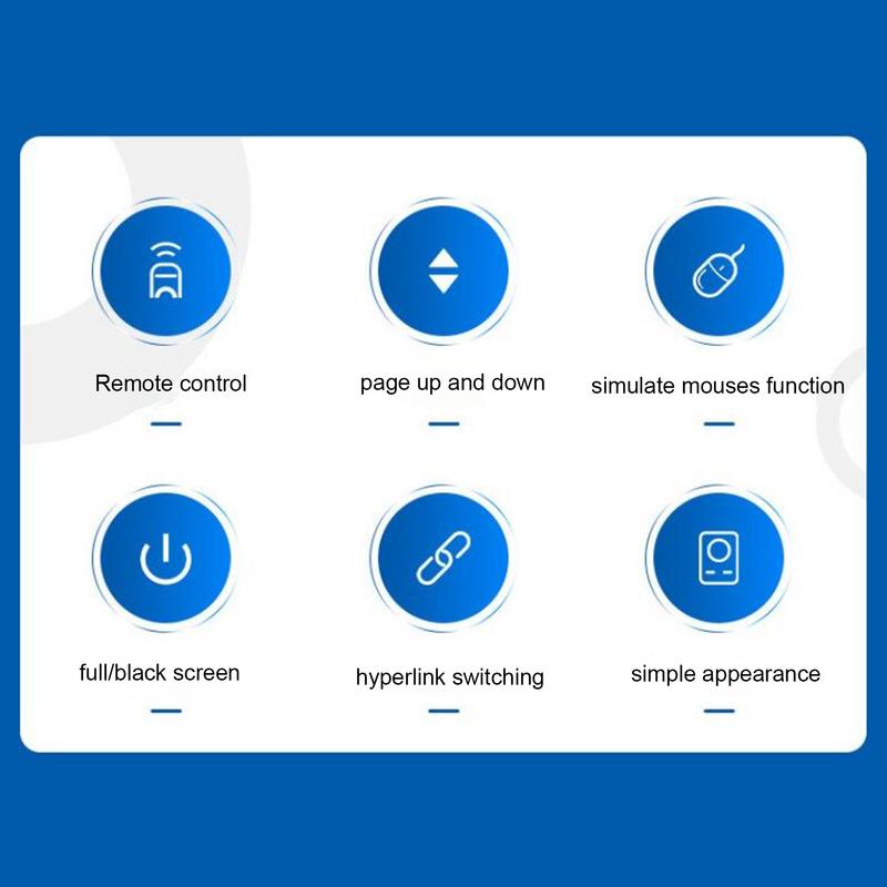 Presentation Clicker Wireless Pointer Clicker for Presentation Remote Control Presenter Pointer PPT Slide Advancer Pen for