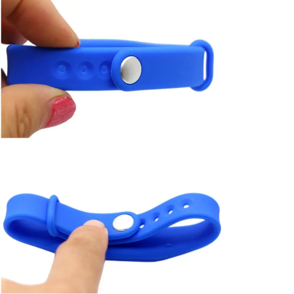 1 Chiếc 125KHZ EM4305 T5577 5200 Rewritable Chống Thấm Nước Có Thể Điều Chỉnh Dây Đeo Tay RFID Dây Silicone Vòng Tay Trống Dữ Liệu Keyfob