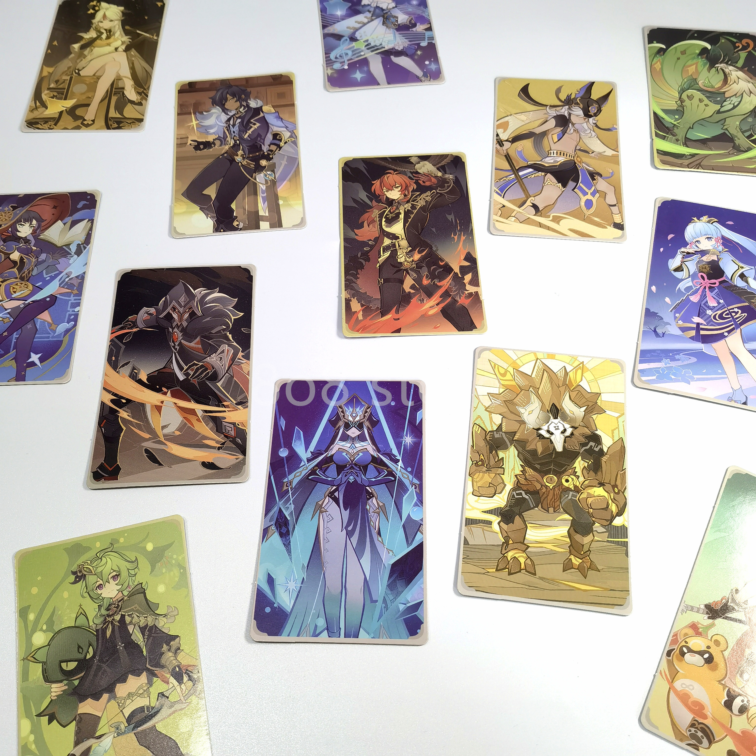 66 TEILE/SATZ Genius Invokation TCG Anime Peripherie Karten Sammlung Zubehör Brettspiel Karte Rollenspiel Prop Geschenk