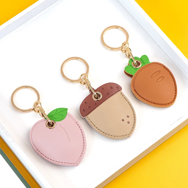 Eight Gate Insect Club Rectangular Water Drop Mini Access Control pu Pickup Card Holder Creative Personalized Keychain Pendan...