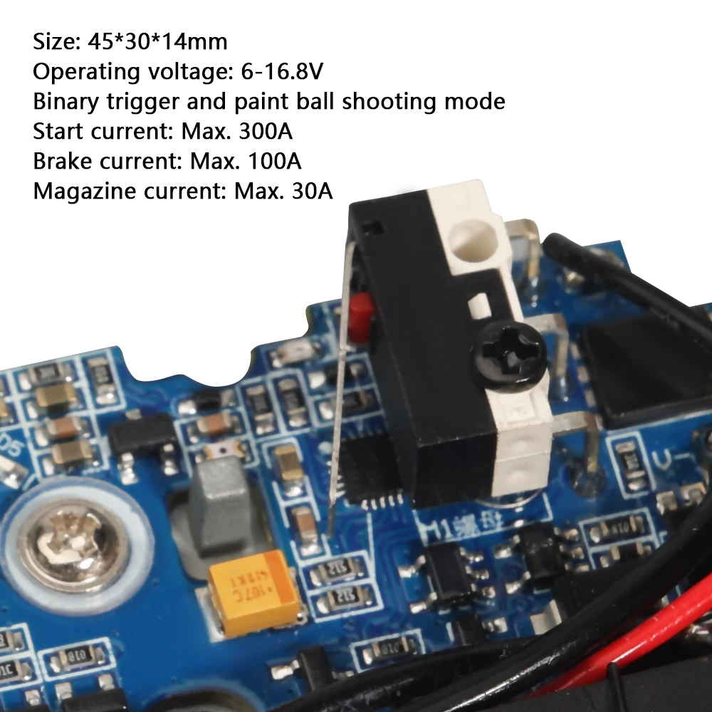 T238 V1.9 Basic V2 Двоичная защита от перегрева Активное торможение для коробки передач AIRSOFT Gel Ball V2