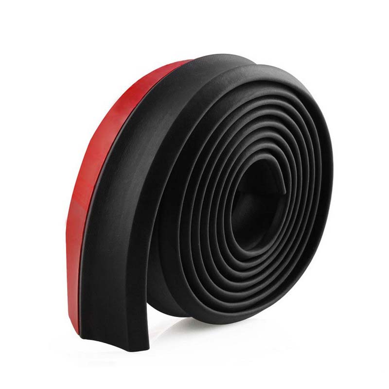 Universal amortecedor dianteiro spoiler lábios do carro pára-choques proteção adesivos amortecedor dianteiro do carro lábio de borracha protetores de para-choques do carro