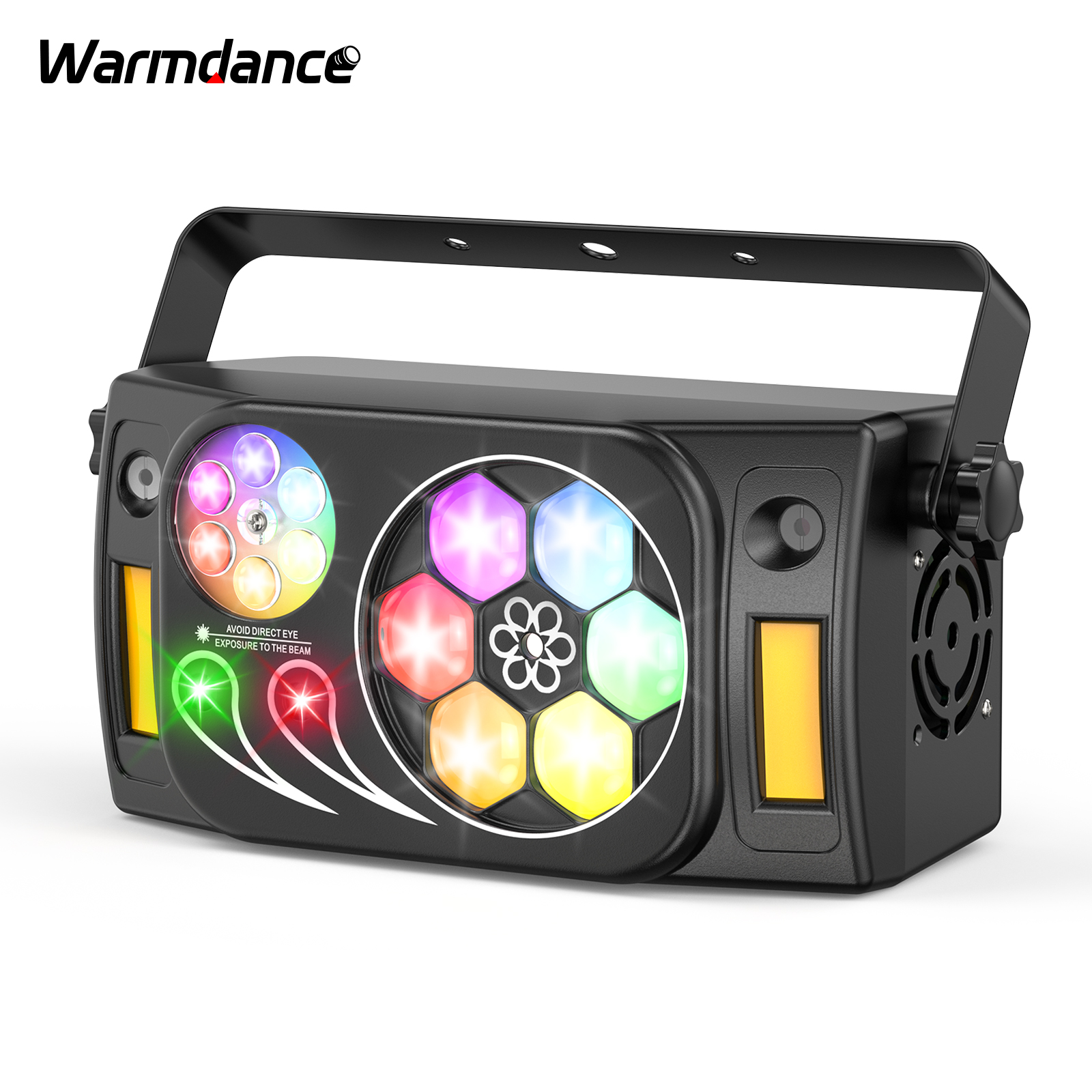 Projektor laserowy 6-w-1 Bee Eye Strobe RGBW LED Beam Patterns Stage Laser Light Stage Effect Light for Party DJ Disco KTV Wedding