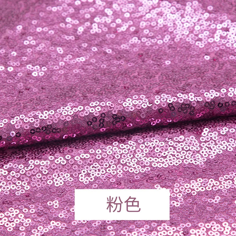 1/2/3/4/5M Sequins เสื้อผ้าผ้าโดยเมตรผ้าปูโต๊ะพื้นหลังตกแต่งงานแต่งงานผ้าพันคอ Party ชุดเย็บวัสดุ