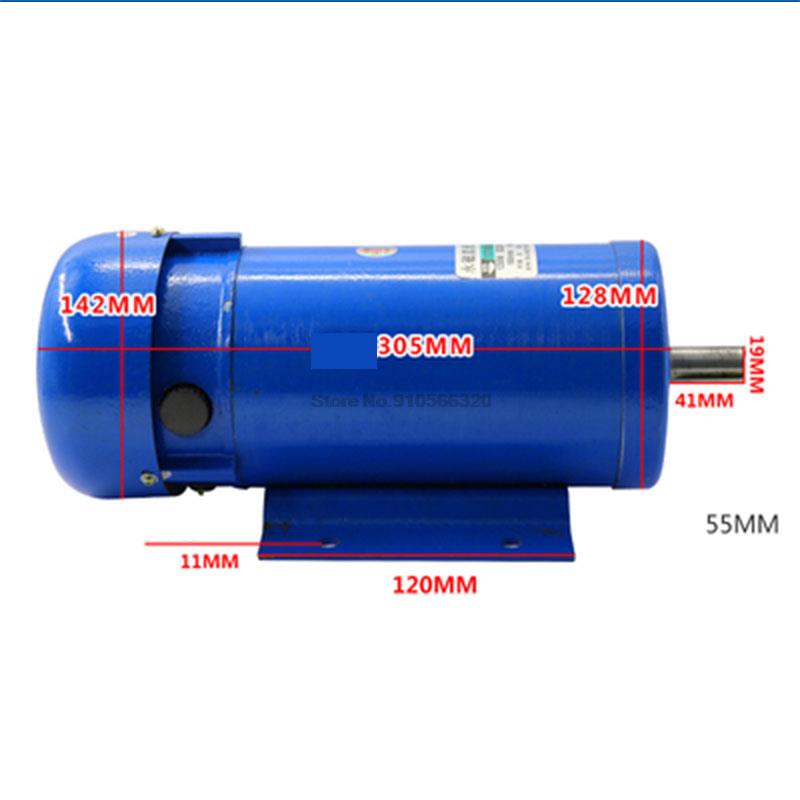 Motor Magnet Permanen 220V DC Motor Pengaturan Kecepatan Tinggi 1200W Motor DC Kecepatan Tinggi Torsi Tinggi
