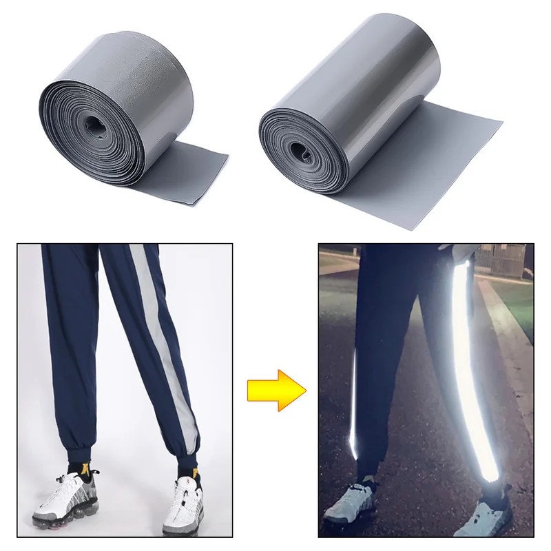 5M แถบสะท้อนแสงสติกเกอร์สะท้อนแสงความร้อนฟิล์ม DIY เสื้อผ้ากระเป๋าความร้อนเทปสะท้อนแสงงานฝีมือทําด้วยมือ