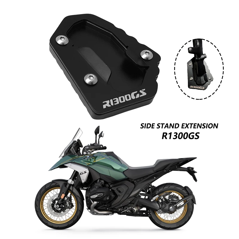 Pata de cabra para motocicleta, soporte lateral para BMW R1300GS R 1300 GS ADV Adventure GS1300 2023 2024