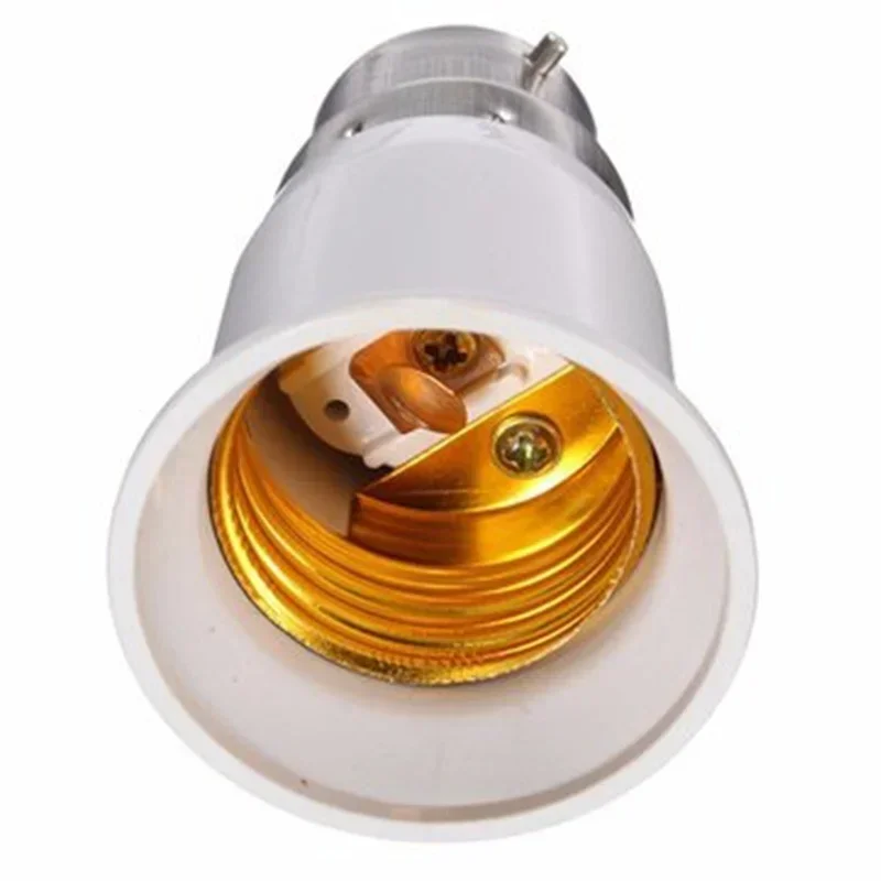 1/5PCS Lampenfassungen Konverter B22 Zu E27 Led-lampe Konverter Lampensockel Halter Schraube Licht Sockel Adapter Anti-brennen Birne Halter