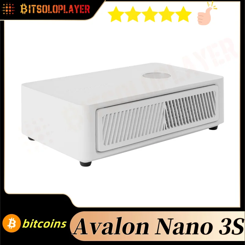Canaan Avalon Nano 3S 6TH/s 140W Bitcoins Miner New Arrive BTC Miner Home Office Miner z oryginalnym zasilaczem