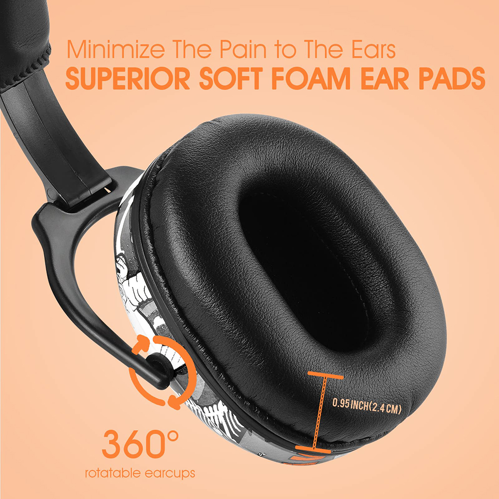 HOCAZOR-orejeras de reducción de ruido para niños, protección de seguridad, protectores auditivos para niños pequeños, NRR 22dB