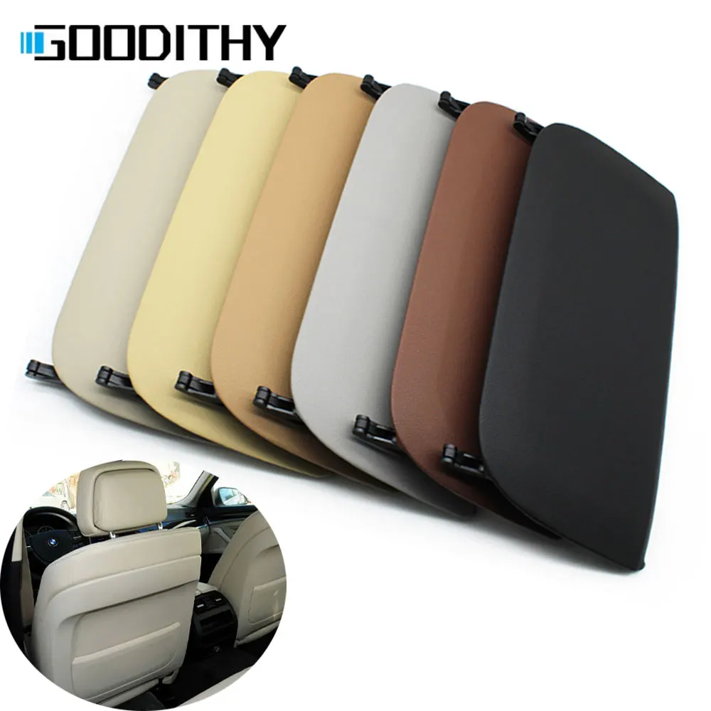 Panel trasero de asiento de coche, cubierta de bolsillo de almacenamiento de respaldo de cuero para BMW 5 7 GT Series F10 F11 F01 F02 F07 2009 2010 2011 2012 2013