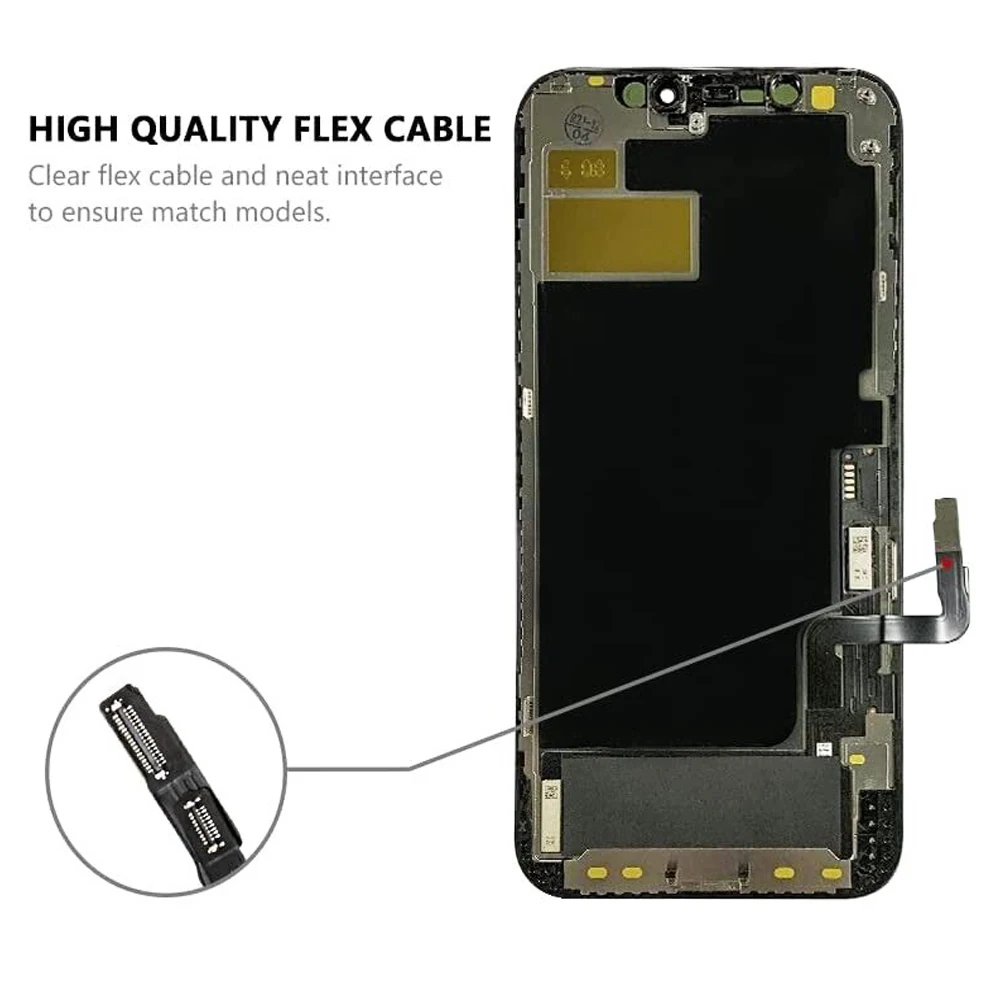 INCELL AAA + คุณภาพสําหรับiPhone 12 12Pro 12 ProจอแสดงผลLCD Touch Screen Digitizer Assemblyสําหรับ 12proหน้าจอ