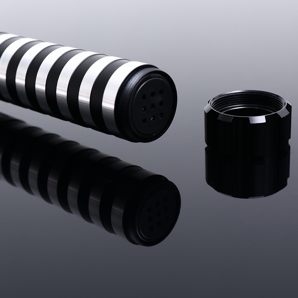 Luke rgb sabre de luz espada laser metal piscando rave cosplay brinquedos soundfonts força fx foc blaster brinquedo espada sabre de luz