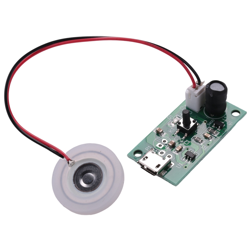 3Pcs Nebel Maker Zerstäubung Platte Mit 5V USB Luftbefeuchter Modul Integrierte Platine Treiber Mit Timing Schalter