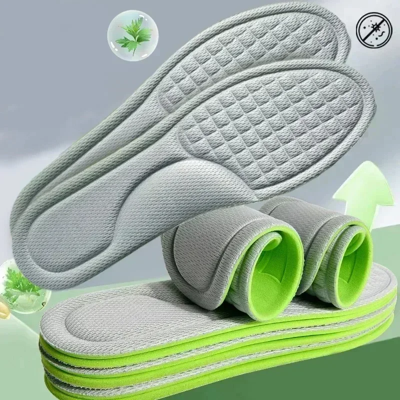2/20PCS Soft Memory Foam Orthopedic Insoles Deodorizing Insole Shoes Sports Absorbs Breathable Antibacterial Shoe Accessory