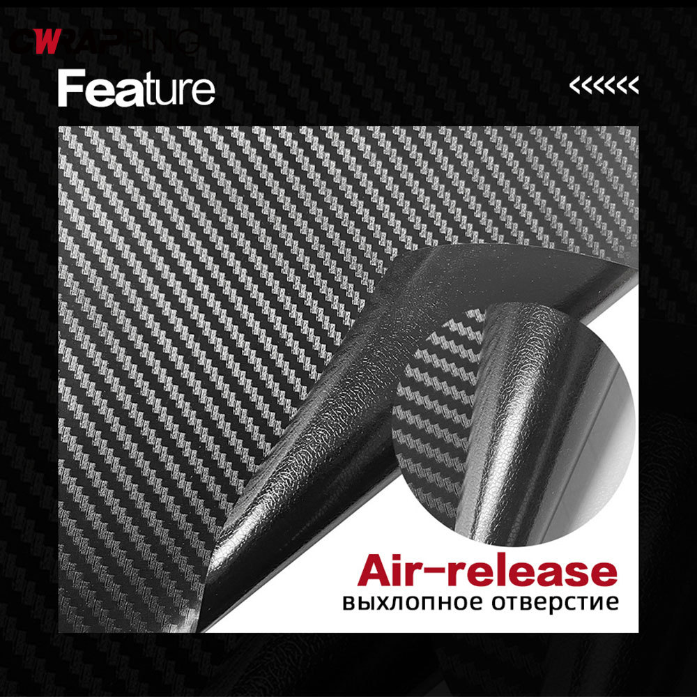 2D-9D Koolstofvezel Wrap Waterdichte Autostickers Vinyl Auto Tuning Motorstickers Glanzend Mat Zwarte Auto Zelfklevende Vinyl Wrap