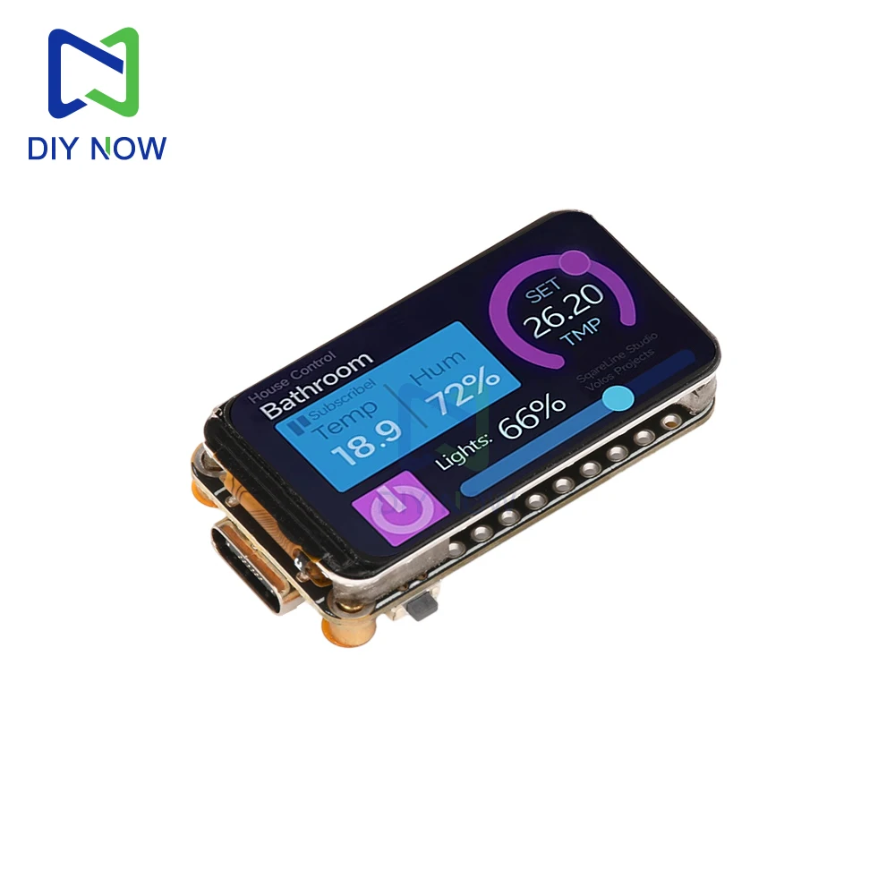 ESP32-C6 1.47-Inch Lcd Screen Development Board Wifi 6 Bluetooth 5 Onboard Rgb Color Tft Lcd Screen Usb Type-C Interface