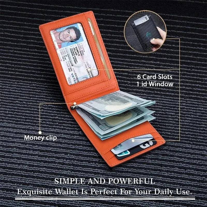Anti rfid bloqueando carteiras de fibra carbono titular do cartão para homens curto pequeno protegido couro mágico id titular do cartão de crédito caso bolsa