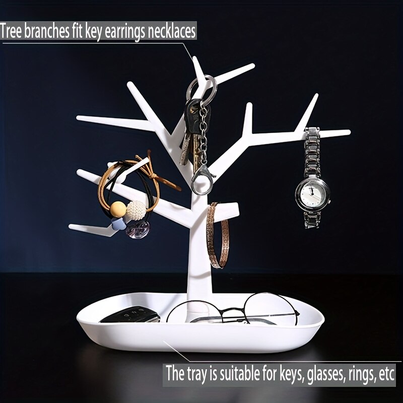 1PC Appendiabiti per albero Collana creativa Gioielli Collana Bracciale Espositore per gioielli Orecchini creativi Portaoggetti per anelli
