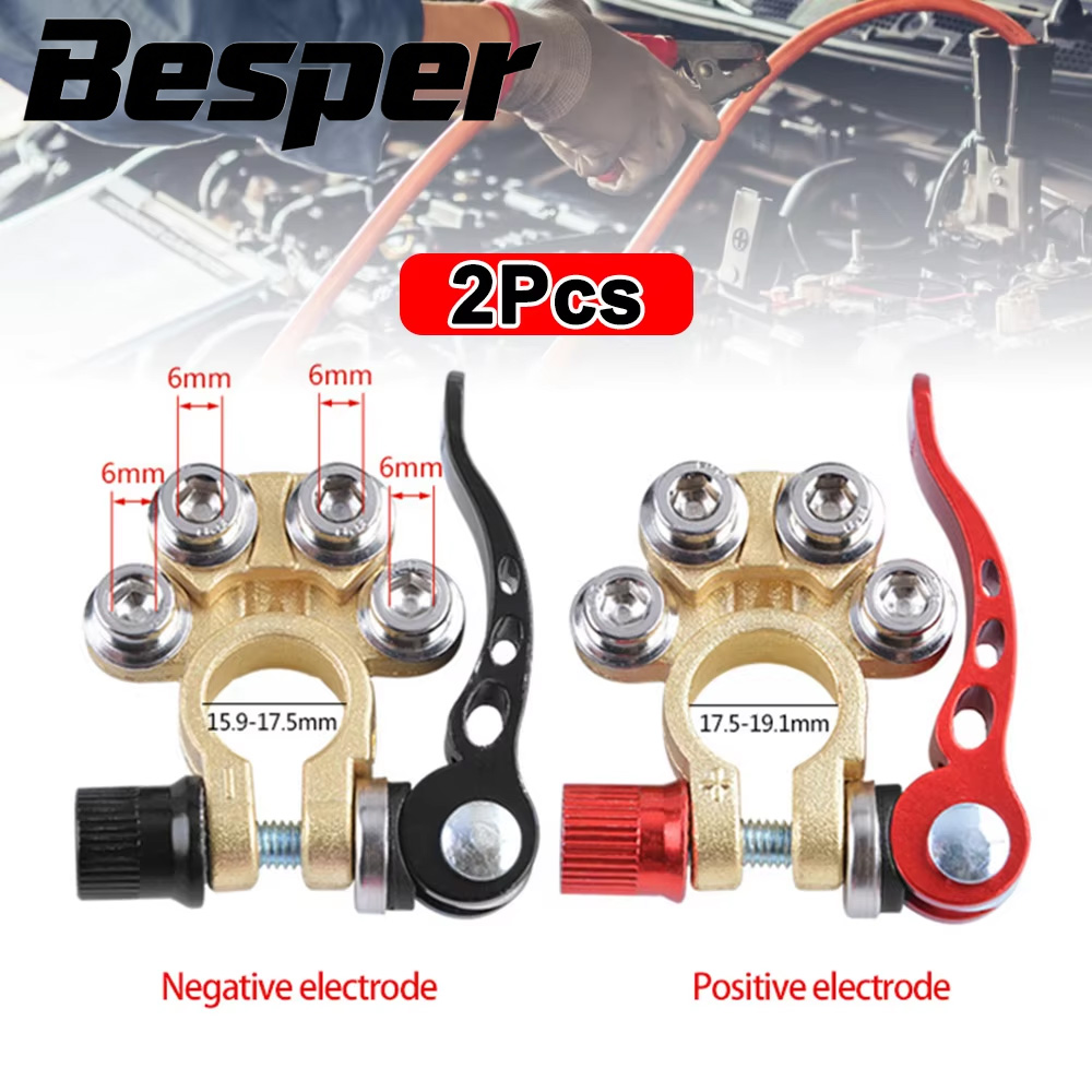 1 paar 12 V 24 V Auto Batterie Terminals Schnell Trennen Auto Kabel Anschlüsse Draht Kabel Abschaltung Anschlüsse Auto zubehör