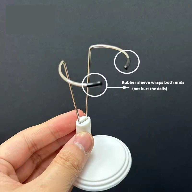 1/6pcs Doll Standing Base Stand Holding Bracket For Labubu or Dimoo 15cm Dolls Accessories For Collectors
